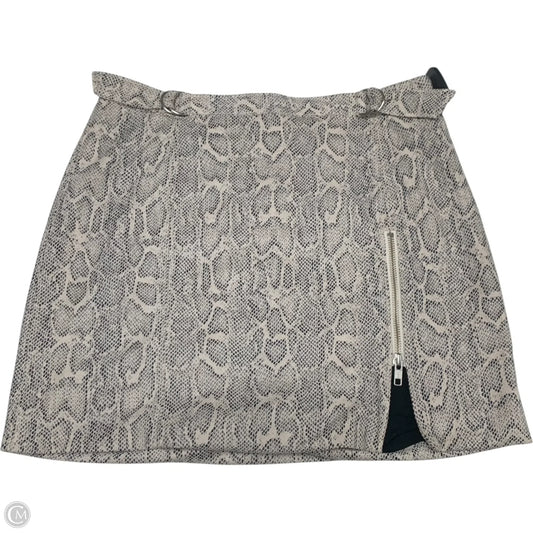 Skirt Mini & Short By Free People In Silver, Size: S