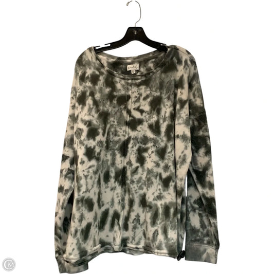 Top Long Sleeve By Wonderly In Green, Size: 1x
