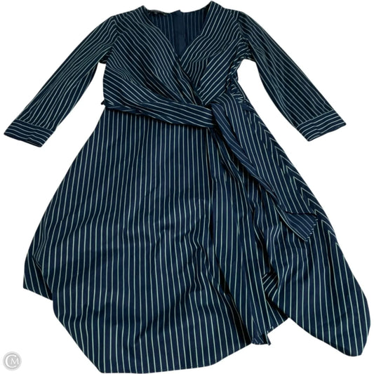 Dress Designer By Lafayette 148 In Blue, Size: Xs