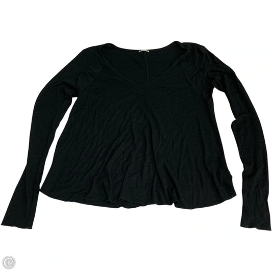 Top Long Sleeve By Free People In Black, Size: L