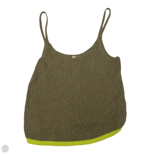 Top Sleeveless By Pilcro In Green, Size: S
