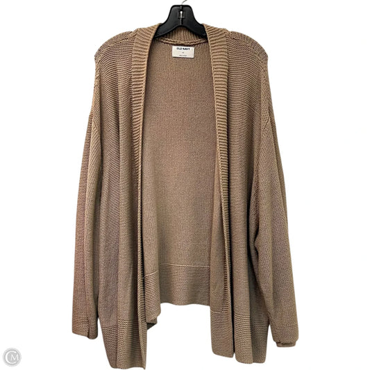 Sweater Cardigan By Old Navy In Tan, Size: 4x