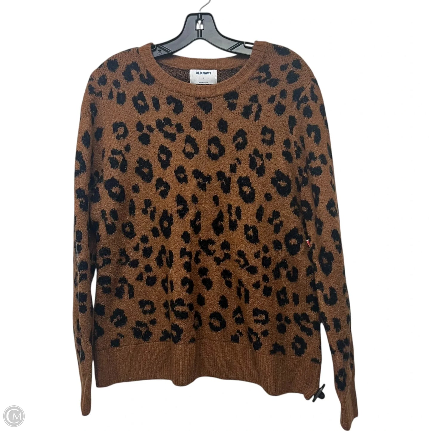 Sweater By Old Navy In Animal Print, Size: Xl