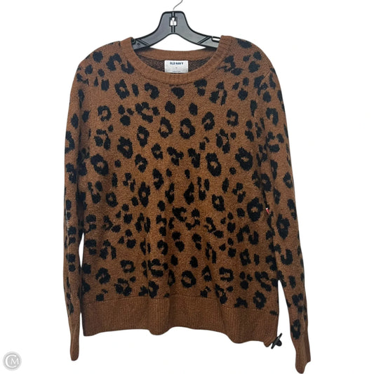 Sweater By Old Navy In Animal Print, Size: Xl