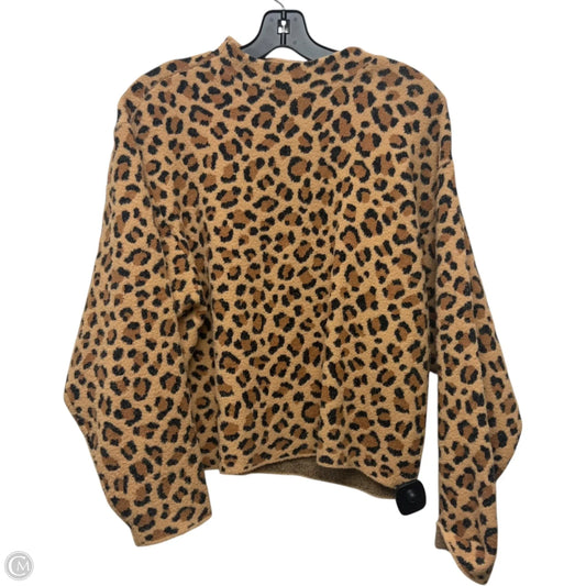 Sweater By Ann Taylor In Animal Print, Size: S