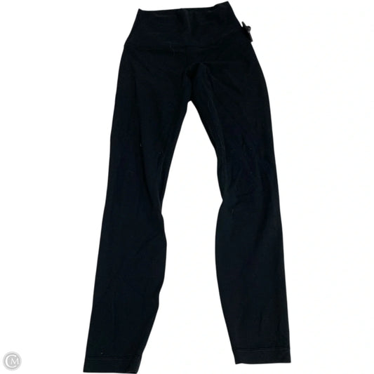 Athletic Leggings By Lululemon In Black, Size: Xs