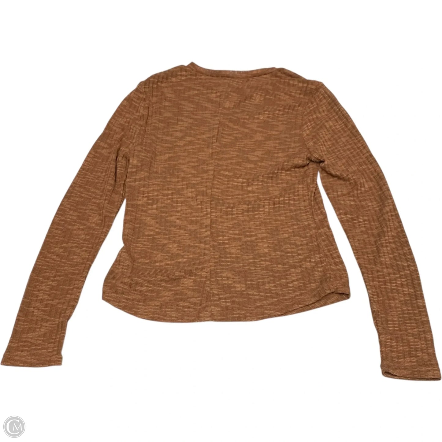 Top Long Sleeve By Free People In Brown, Size: M