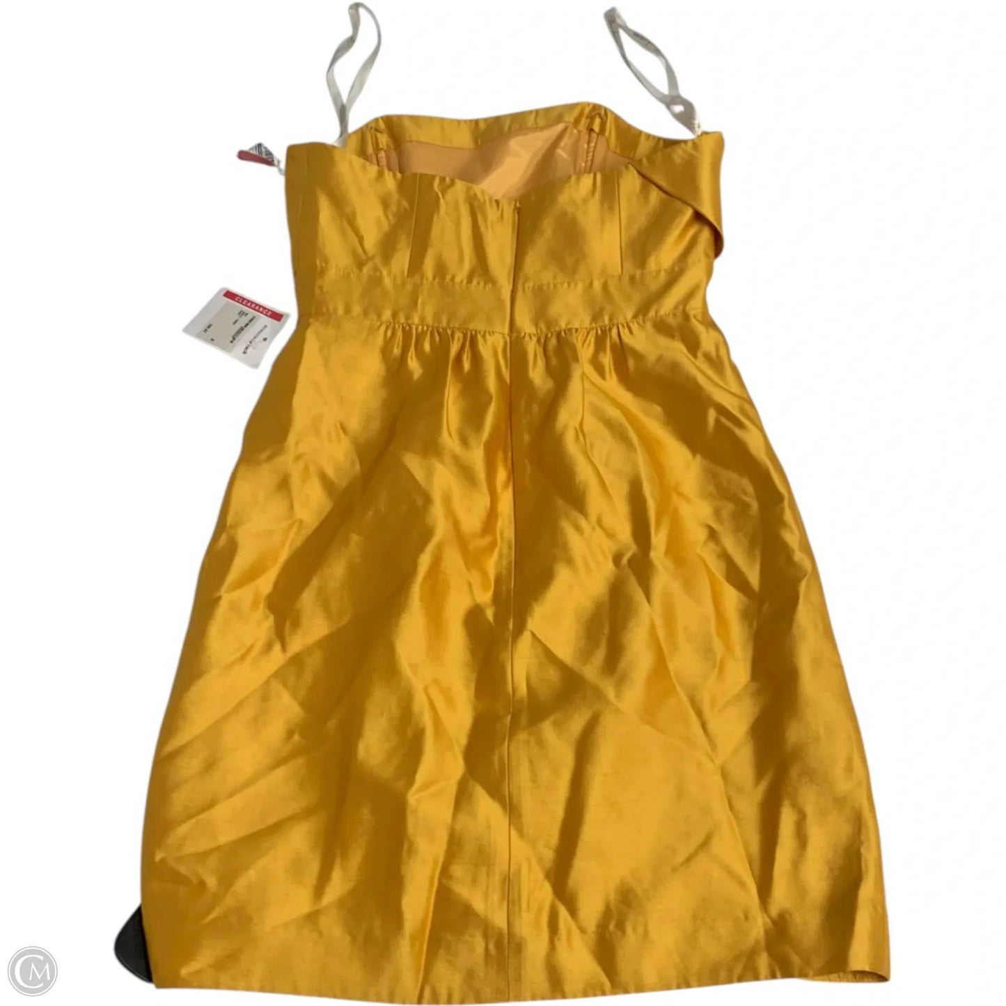 Dress Party Short By Shoshanna In Yellow, Size: Xs