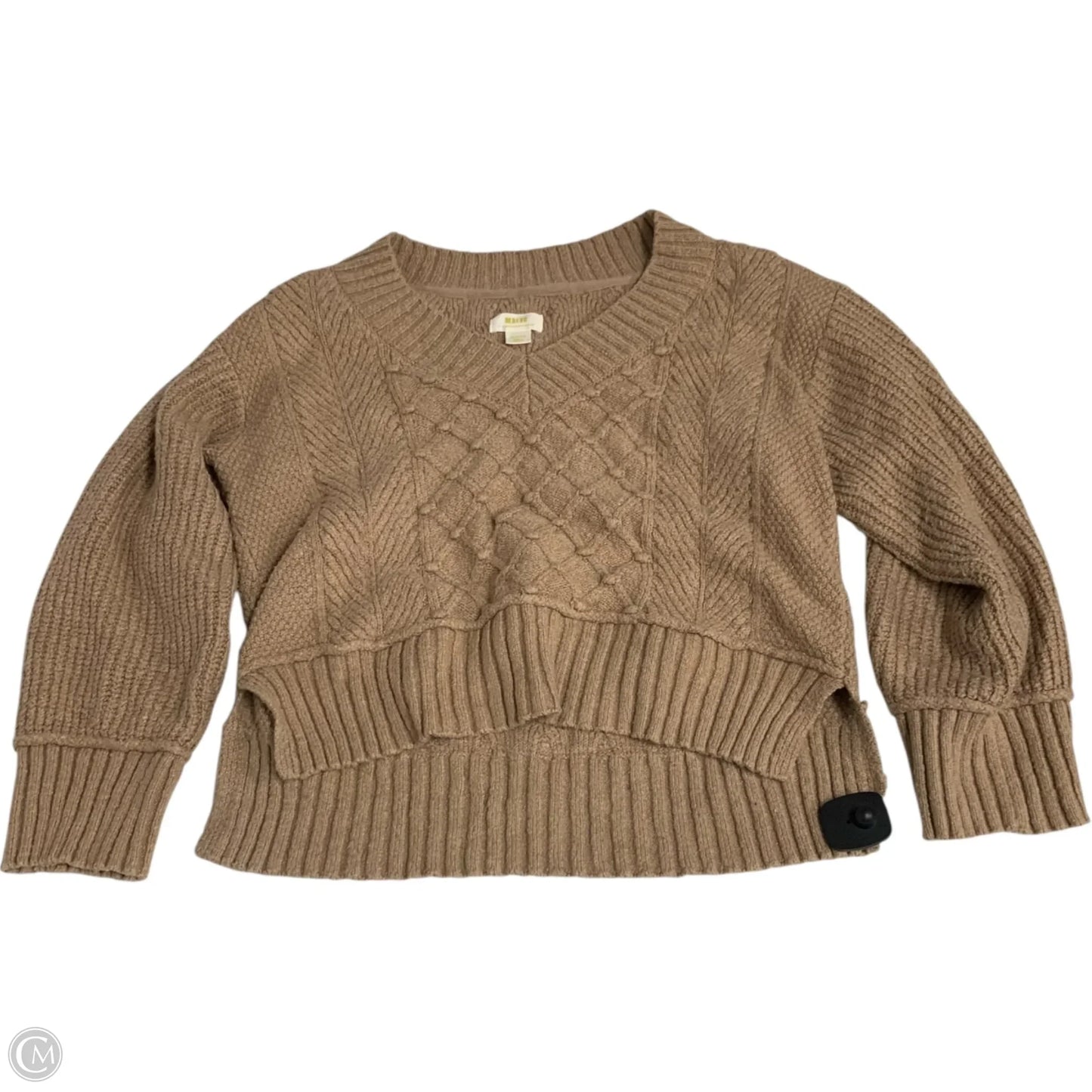 Sweater By Maeve In Tan, Size: M