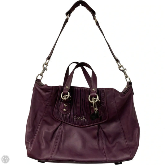 Handbag Designer By Coach, Size: Medium