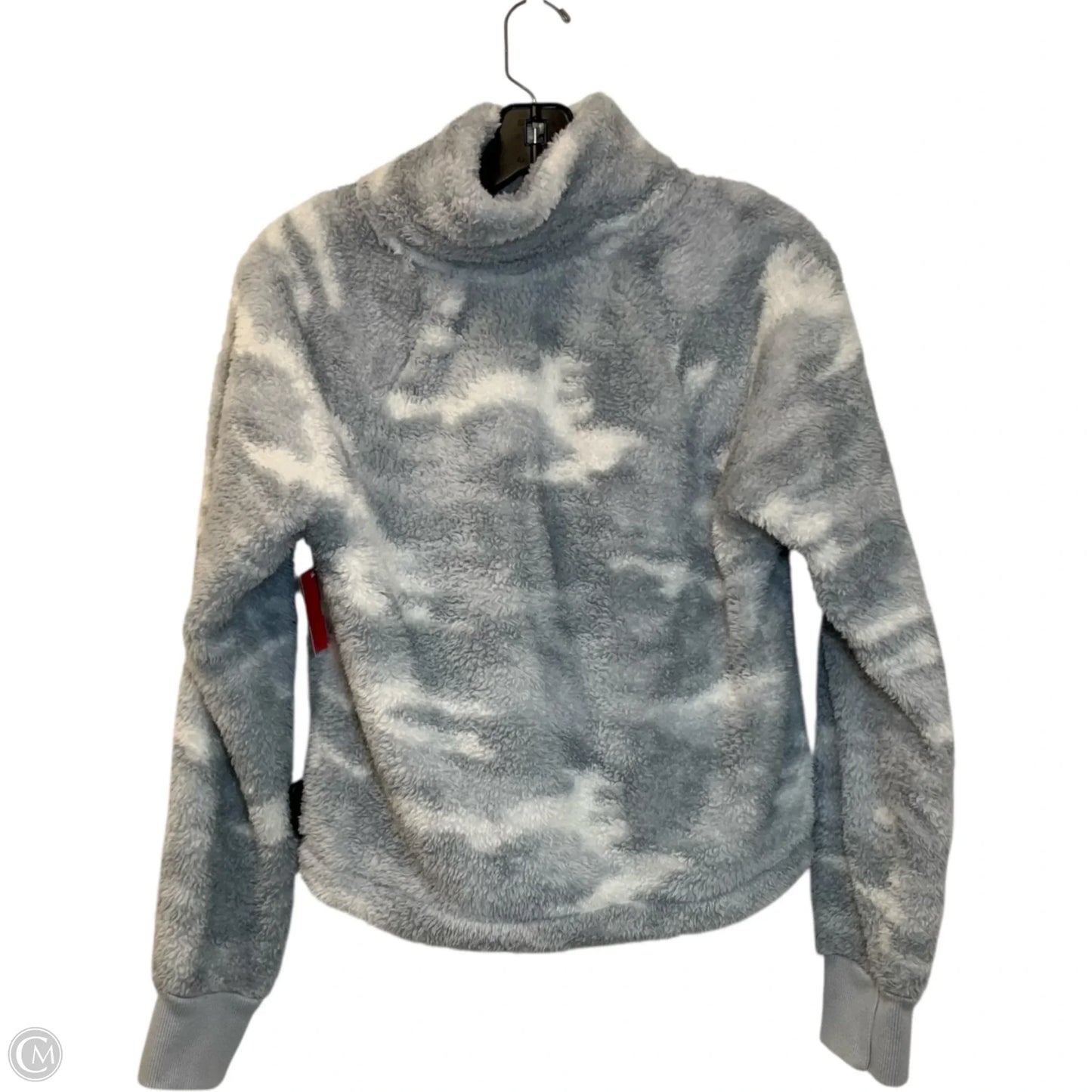 Sweatshirt Collar By Calvin Klein In Blue, Size: S