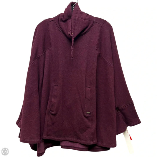 Poncho Designer By Ugg In Purple, Size: Xs