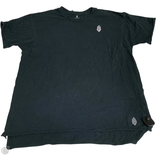 Top Short Sleeve By Free People In Black, Size: S