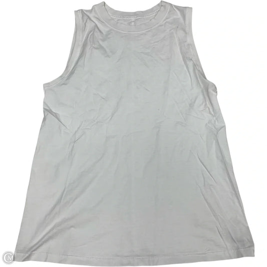 Athletic Tank Top By Lululemon In White, Size: S