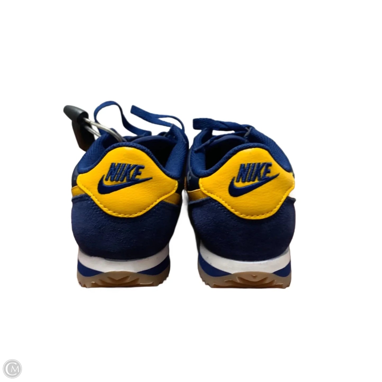 Shoes Sneakers By Nike In Blue & Yellow, Size: 7.5
