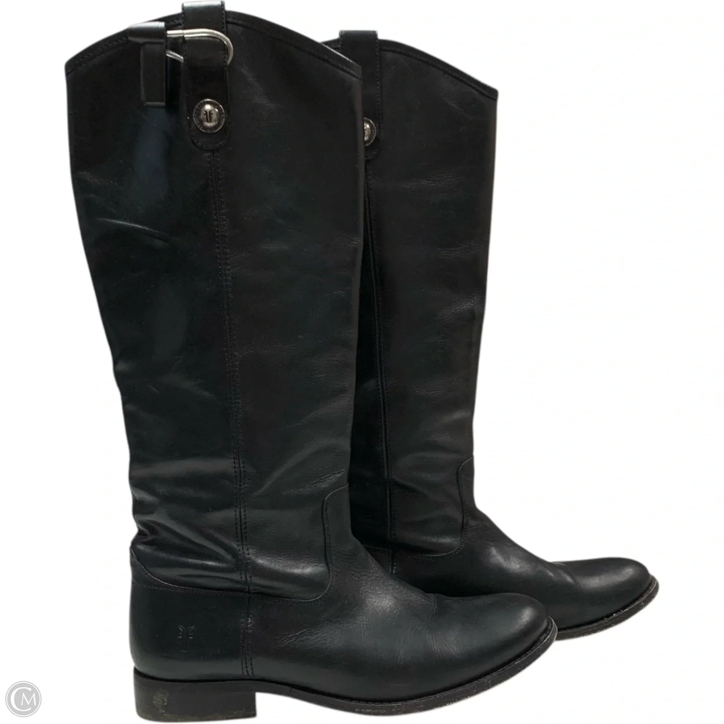 Boots Designer By Frye In Black, Size: 8.5