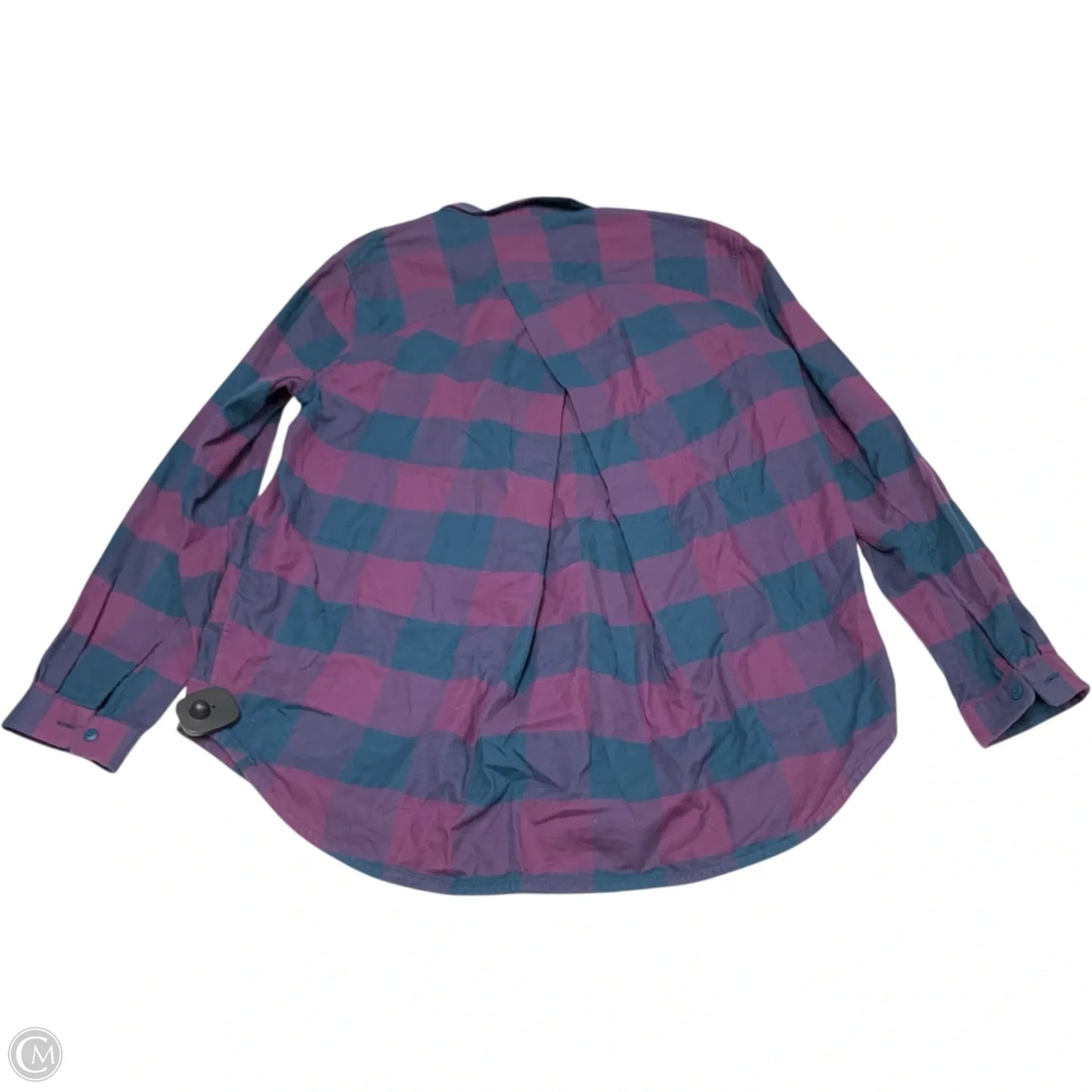 Top Long Sleeve By Lululemon In Blue & Purple, Size: L