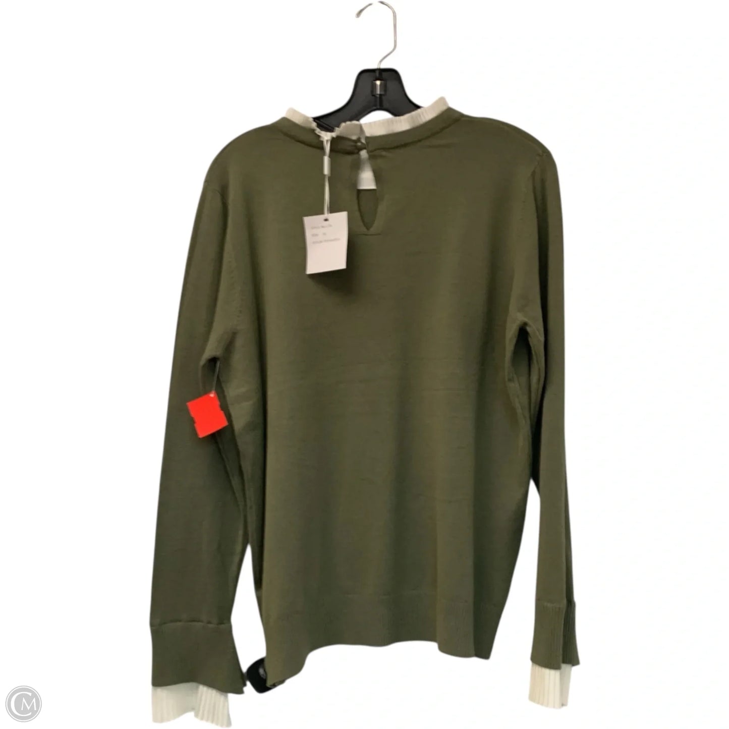 Top Long Sleeve By Sioni In Green, Size: Xl