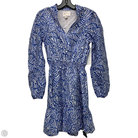 Dress Designer By Lilly Pulitzer In Blue & White, Size: Xs