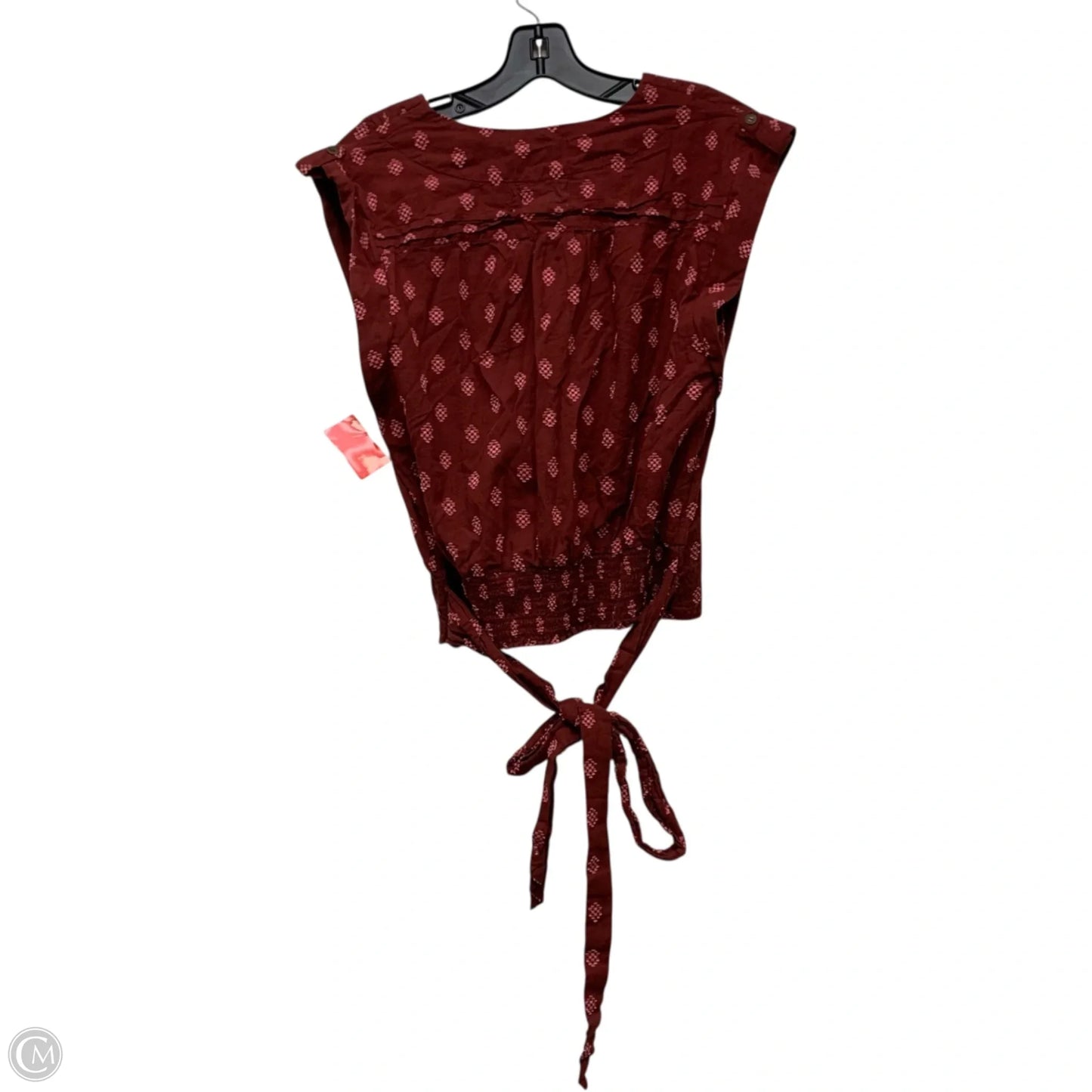 Top Sleeveless By Anthropologie In Red, Size: M