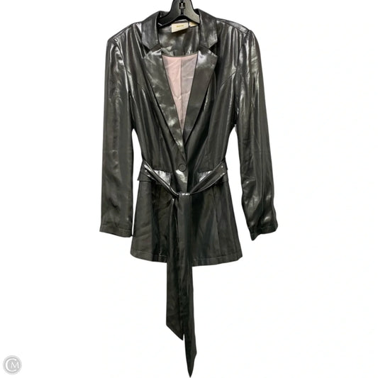 Blazer By Maeve In Silver, Size: Sp