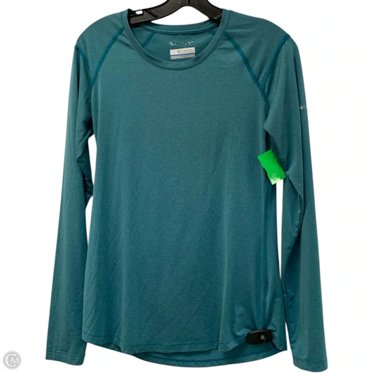 Athletic Top Long Sleeve Crewneck By Columbia In Blue, Size: S