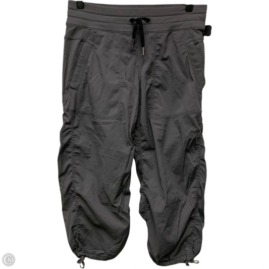 Athletic Capris By Lululemon In Grey, Size: S