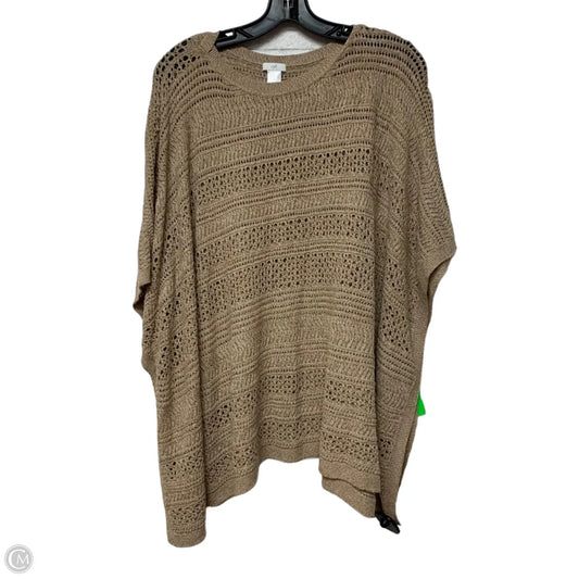 Poncho By J. Jill In Tan, Size: S