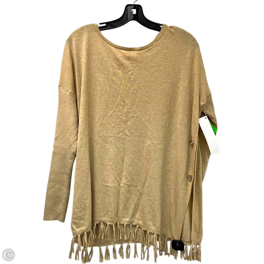 Top Long Sleeve Designer By Lilly Pulitzer In Beige, Size: M