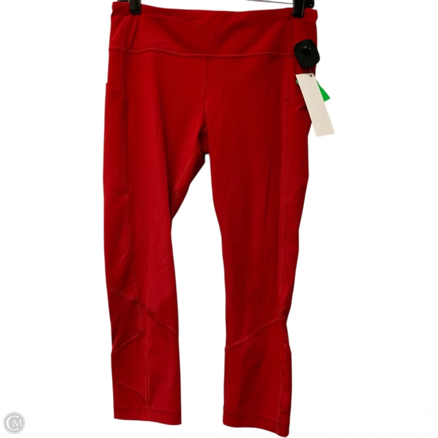 Athletic Leggings Capris By Lululemon In Red, Size: M