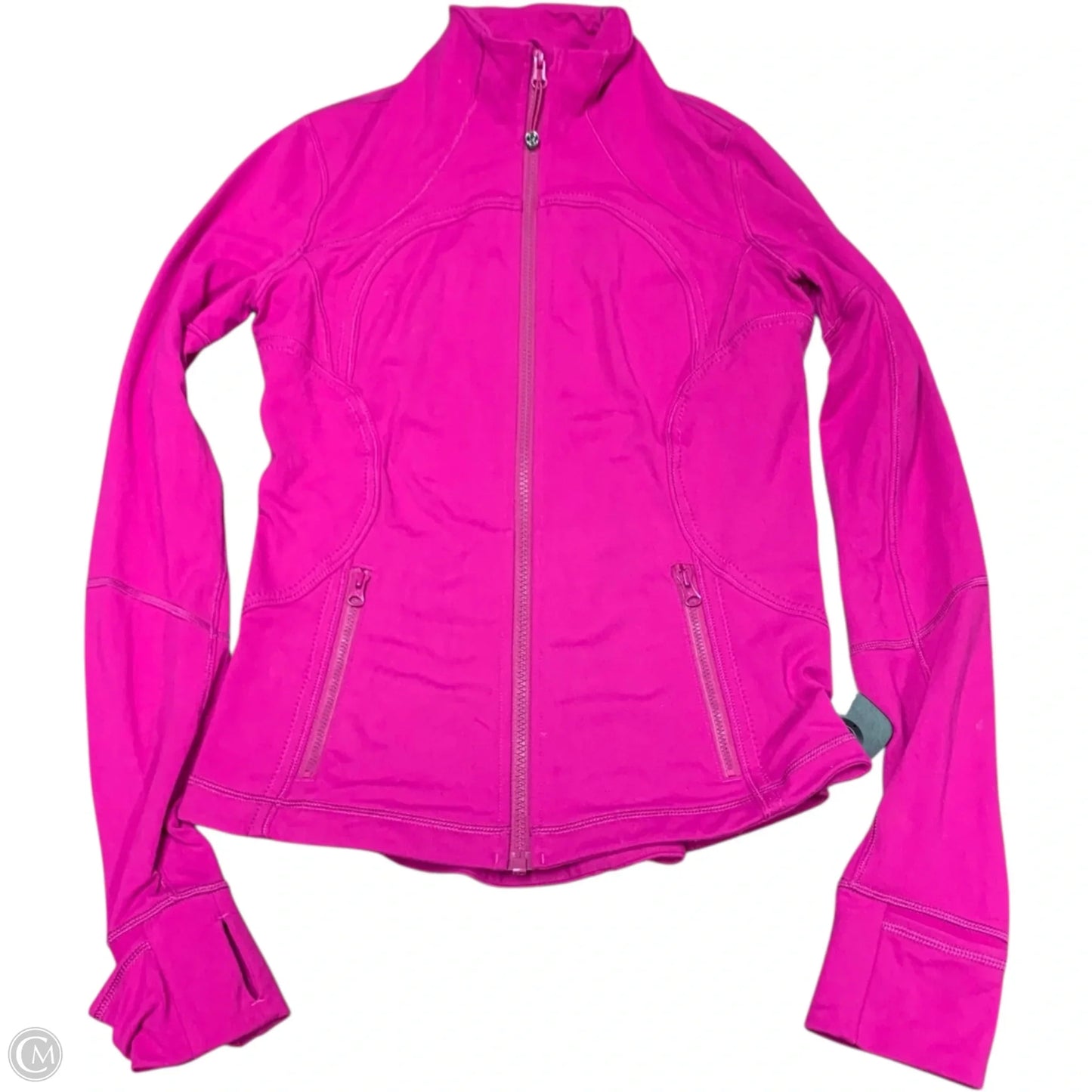 Athletic Jacket By Lululemon In Pink, Size: M