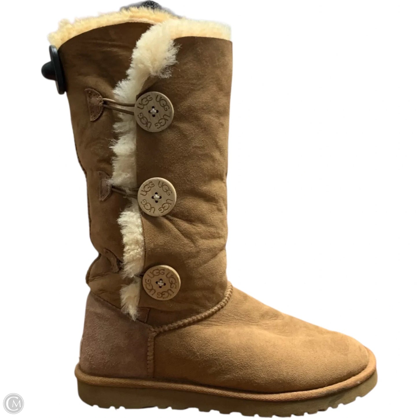 Boots Designer By Ugg In Tan, Size: 8