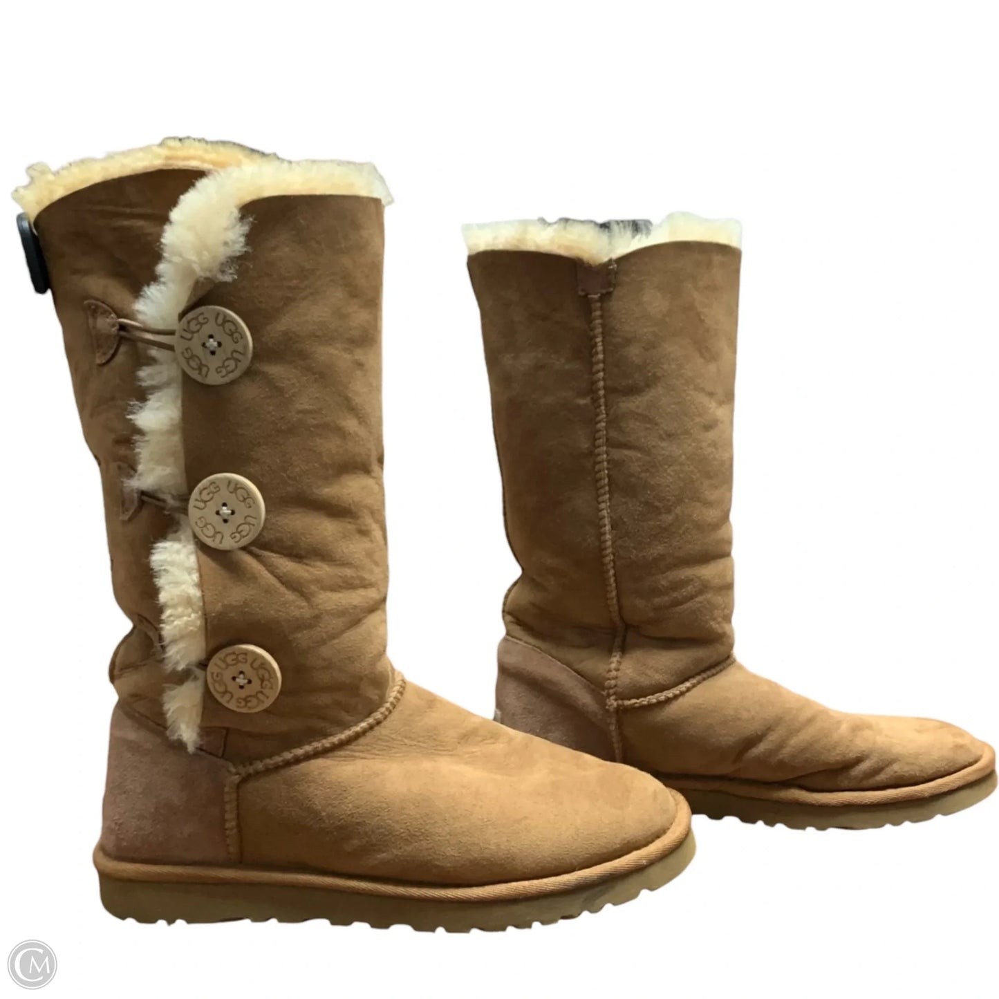 Boots Designer By Ugg In Tan, Size: 8