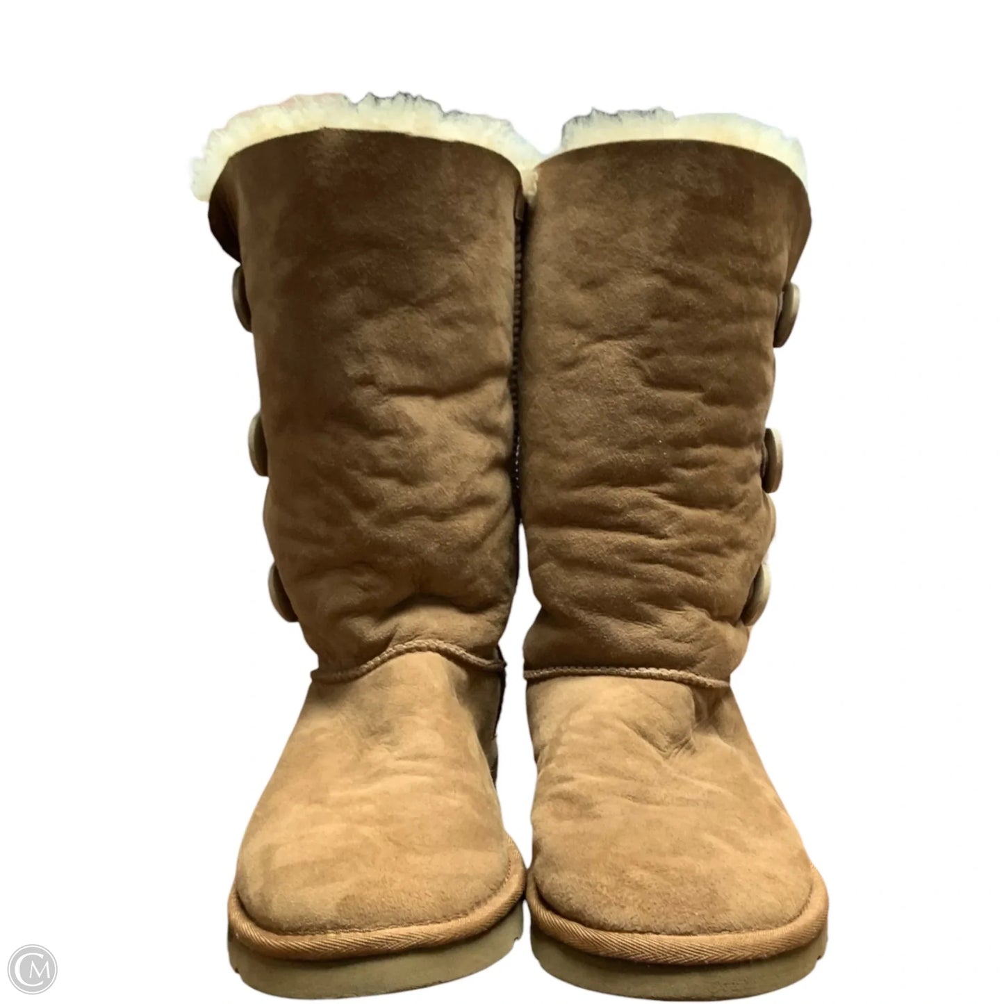 Boots Designer By Ugg In Tan, Size: 8
