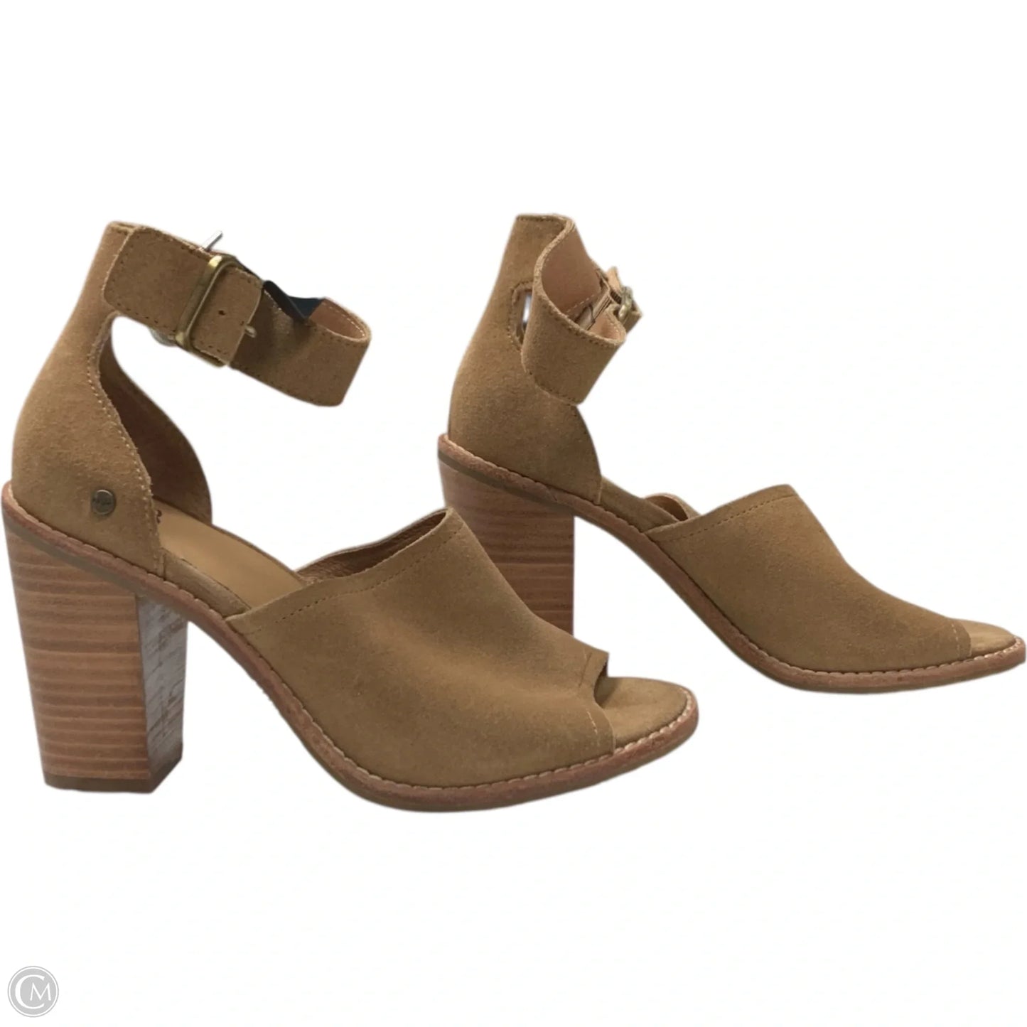 Sandals Designer By Ugg In Tan, Size: 6.5