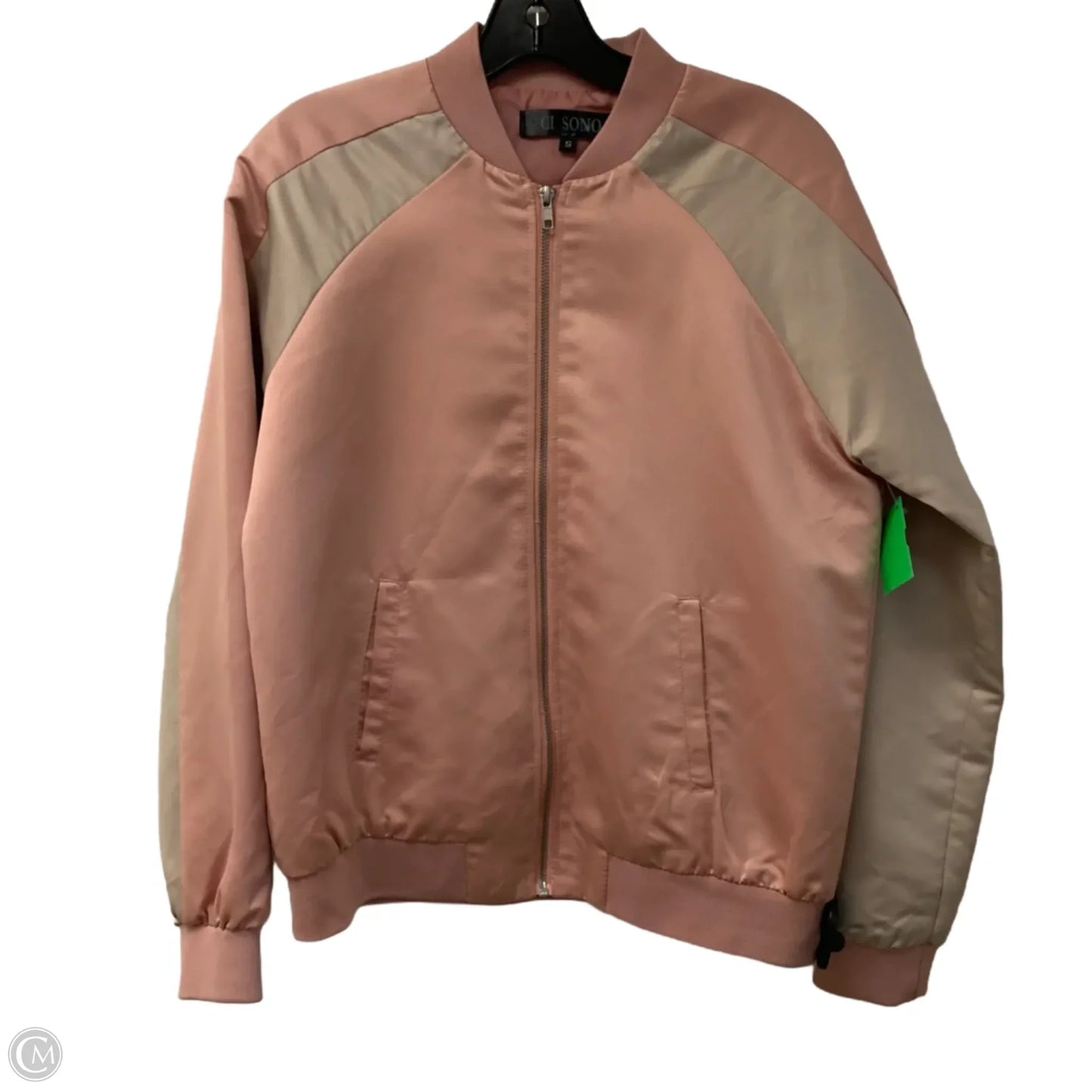 Jacket Other By Ci Sono In Pink & Tan, Size: S