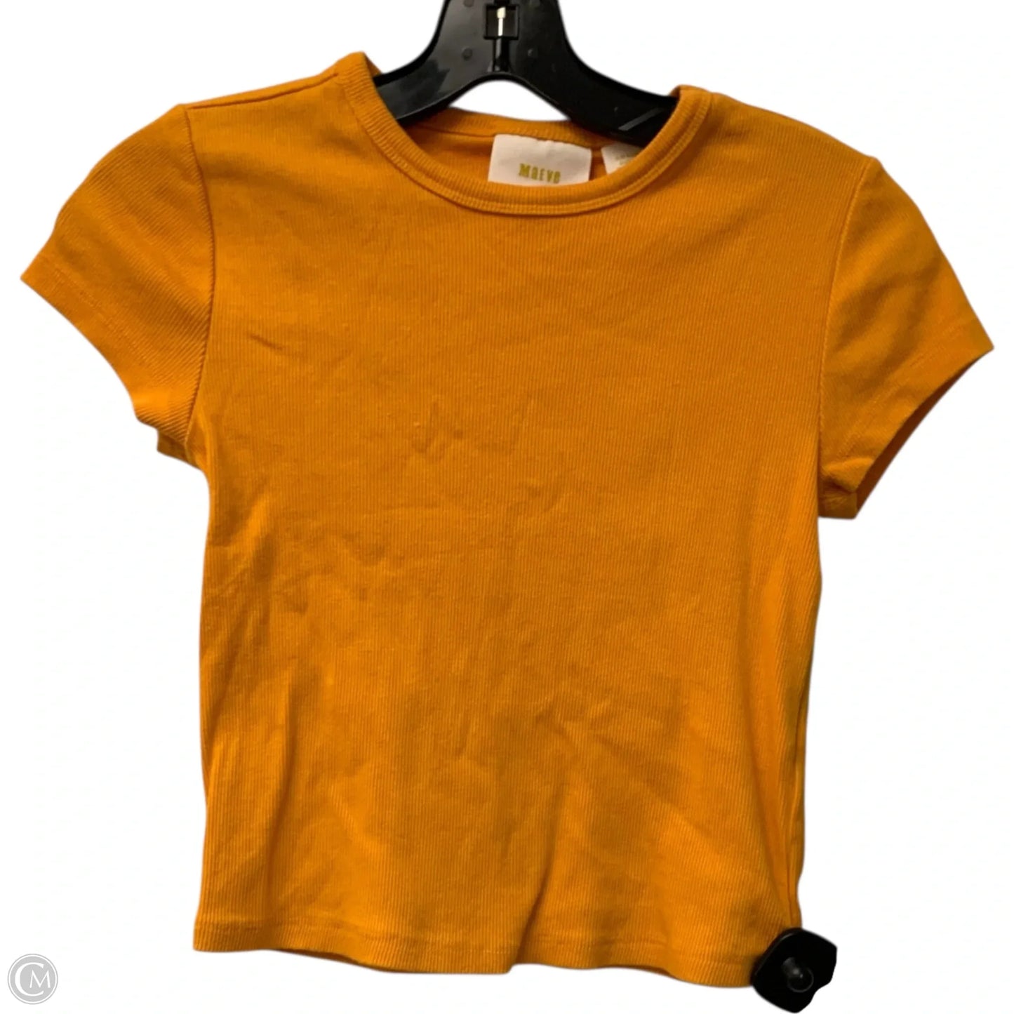 Top Short Sleeve Basic By Maeve In Yellow, Size: S