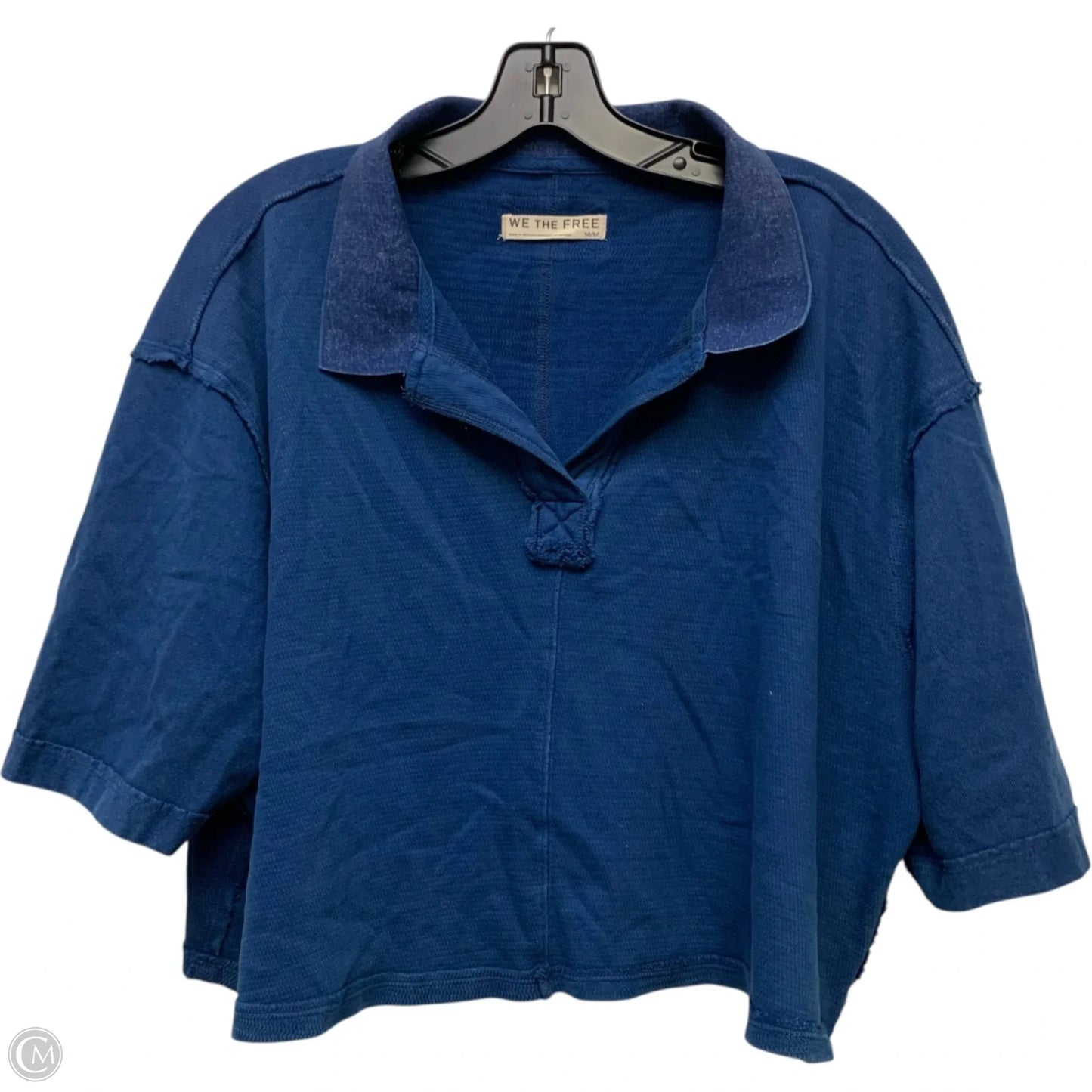 Top Short Sleeve By We The Free In Blue, Size: M