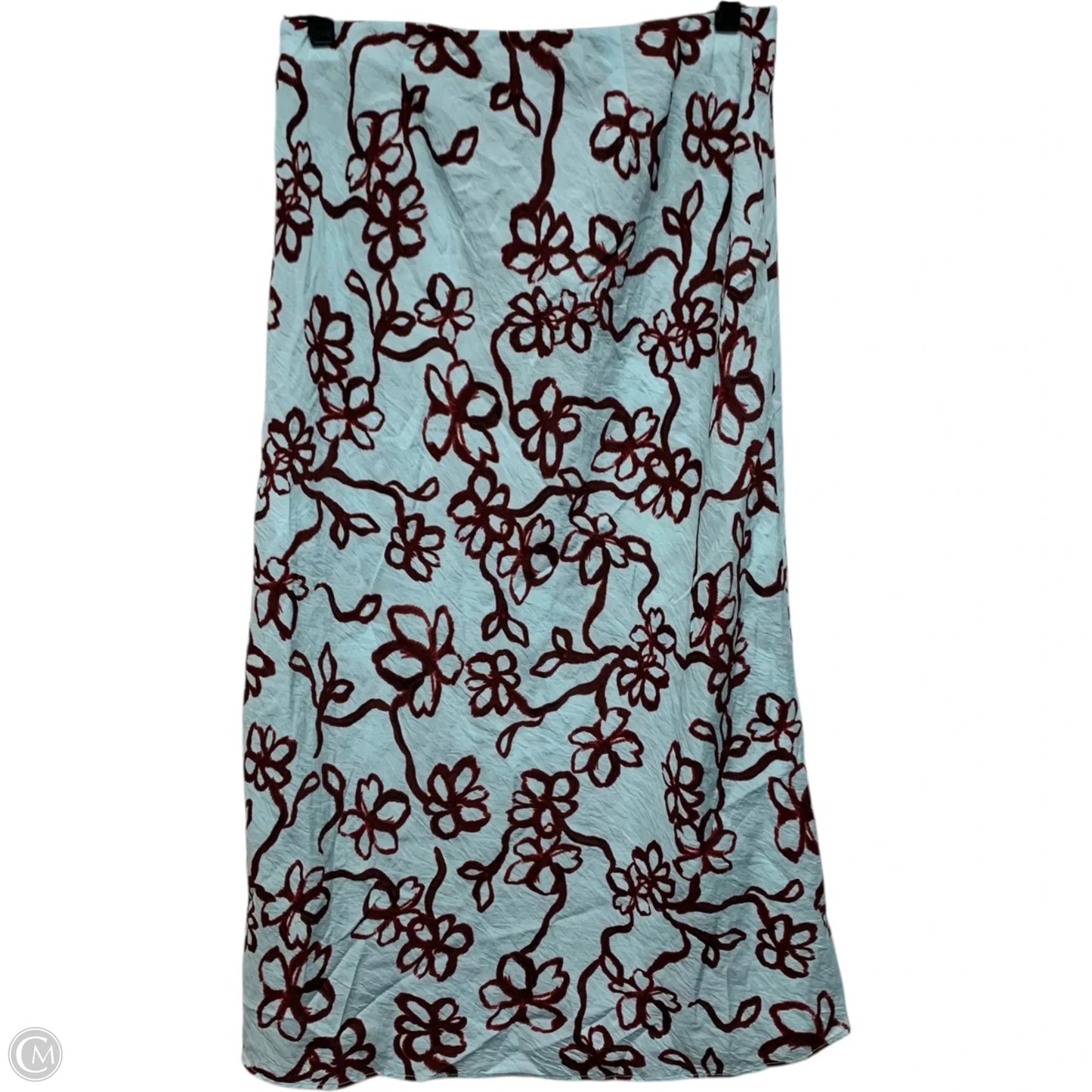 Skirt Midi By Madewell In Blue & Red, Size: S