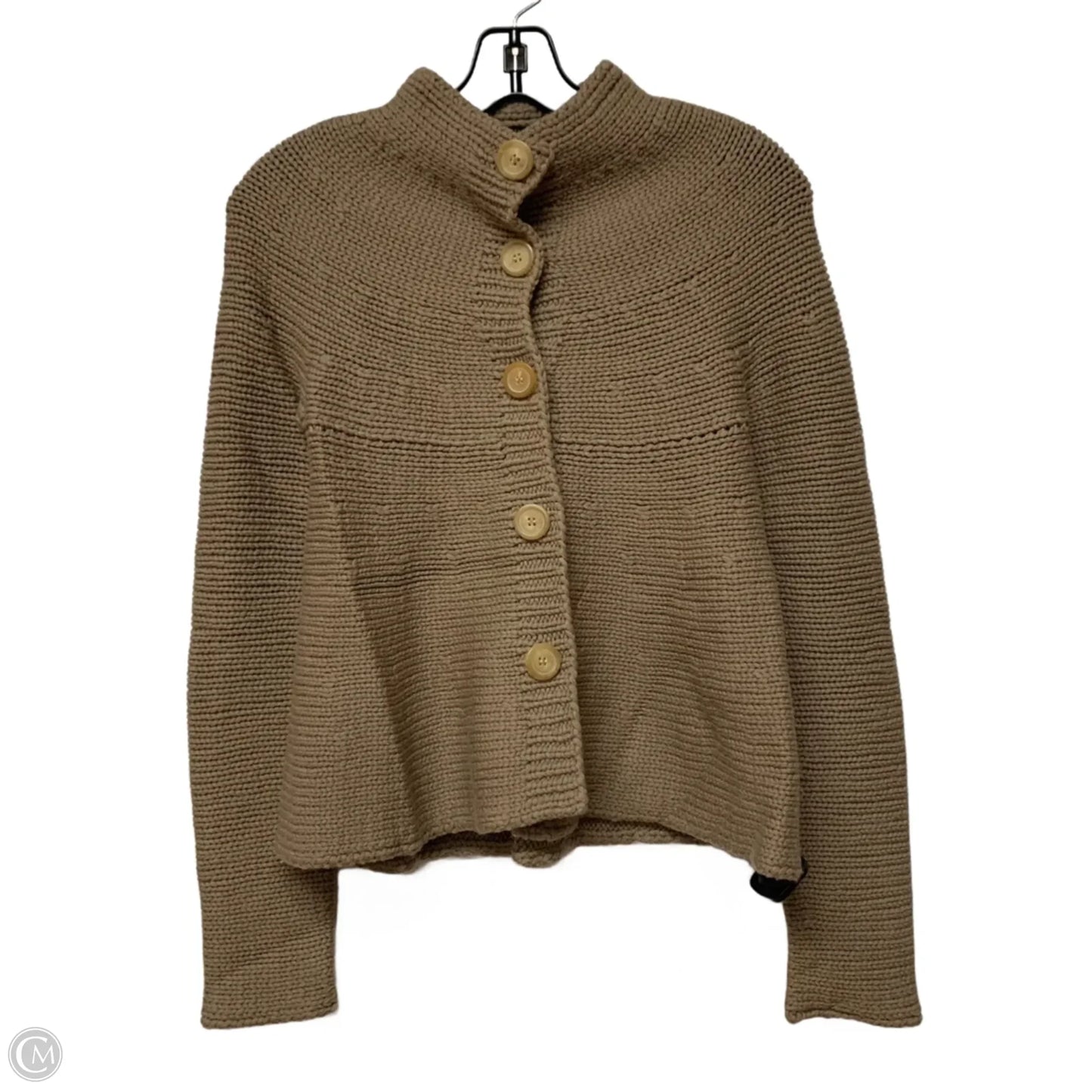 Sweater Cardigan By Elie Tahari In Tan, Size: Xs