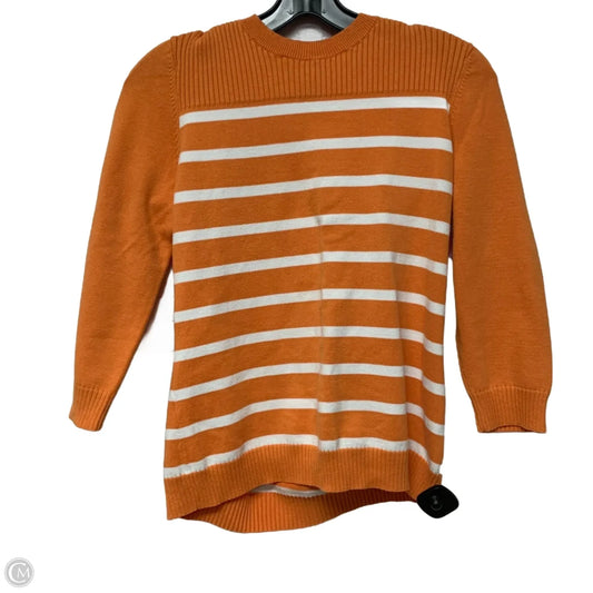 Top Long Sleeve By Lauren By Ralph Lauren In Orange, Size: M