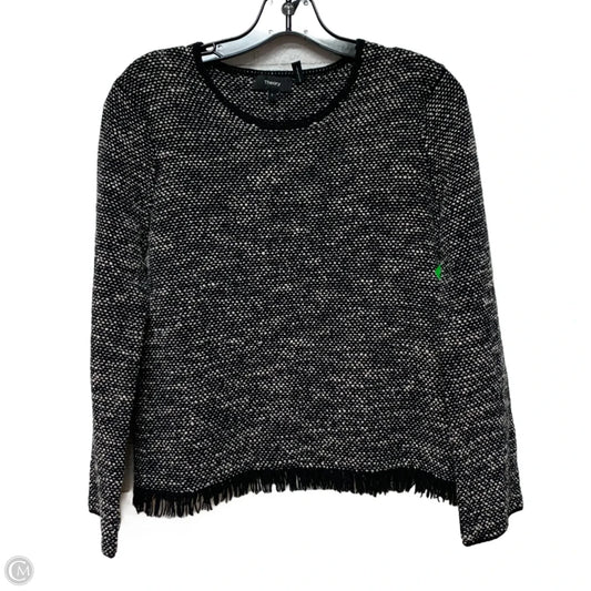 Sweater By Theory In Black & White, Size: S