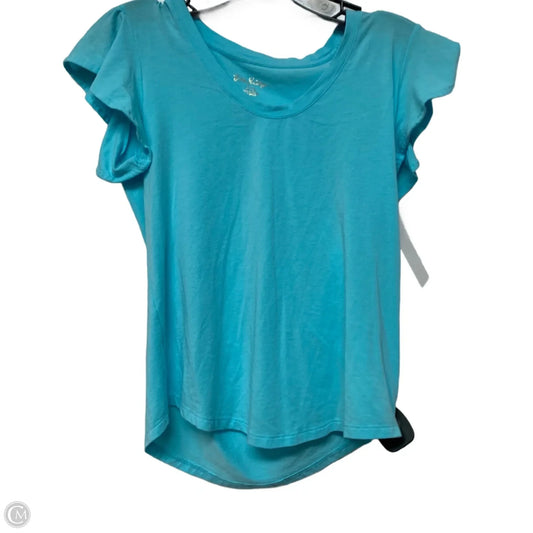 Top Short Sleeve Designer By Lilly Pulitzer In Blue, Size: Xxs