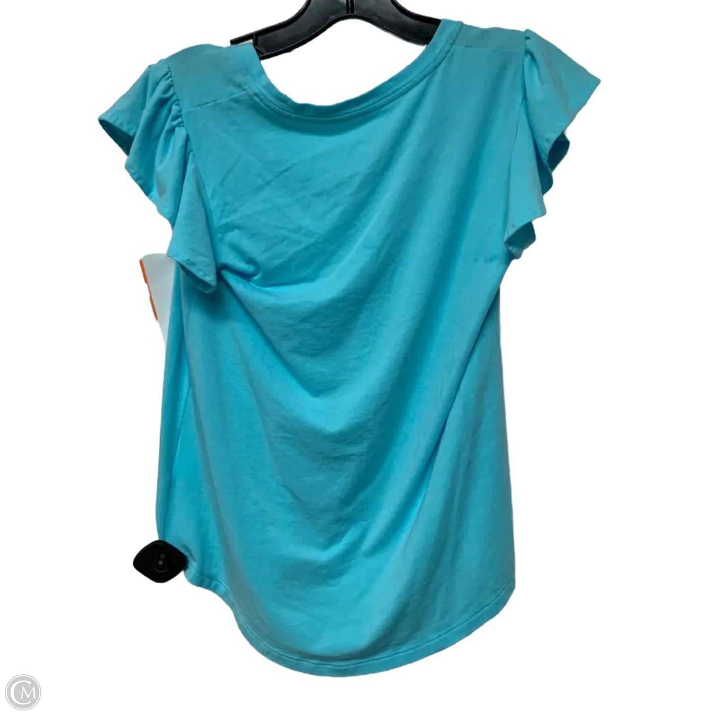 Top Short Sleeve Designer By Lilly Pulitzer In Blue, Size: Xxs