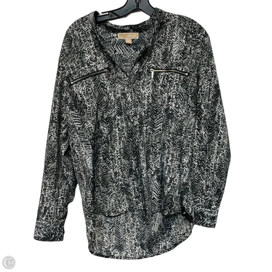 Top Long Sleeve By Michael By Michael Kors In Grey, Size: S