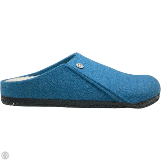 Shoes Flats By Birkenstock In Blue, Size: 11