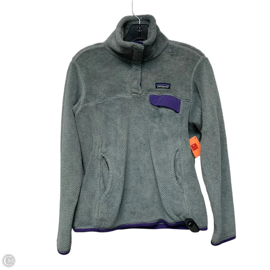 Sweatshirt Collar By Patagonia In Grey, Size: S