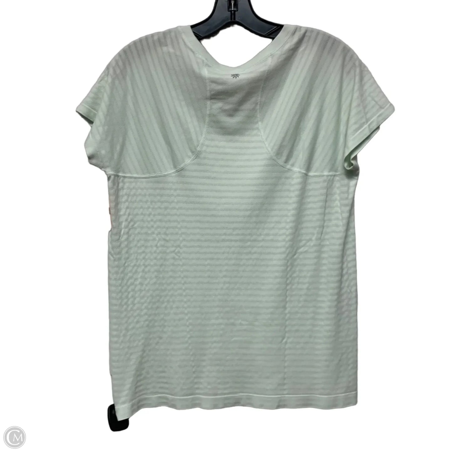 Athletic Top Short Sleeve By Athleta In Blue, Size: Xl