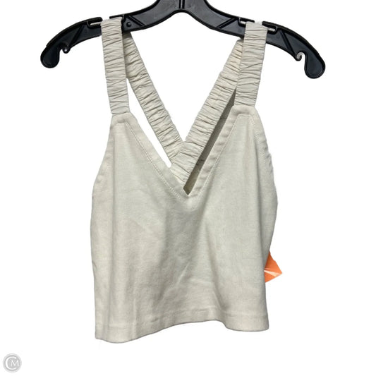 Top Sleeveless By Maeve In White, Size: M
