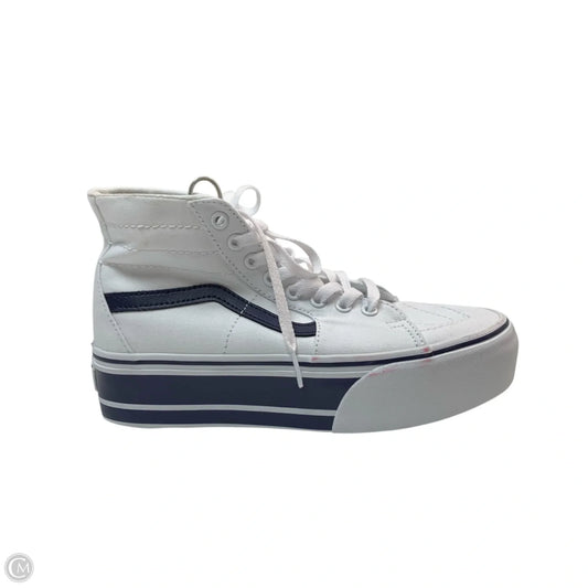 Shoes Sneakers By Vans In White, Size: 8.5